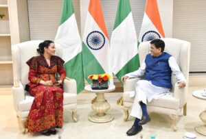 Doris and Indian minister